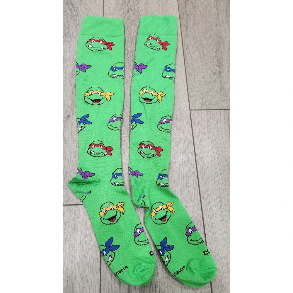 Teenage Mutant Ninja Turtles TMNT Adult‎ one size Knee High Compression Socks